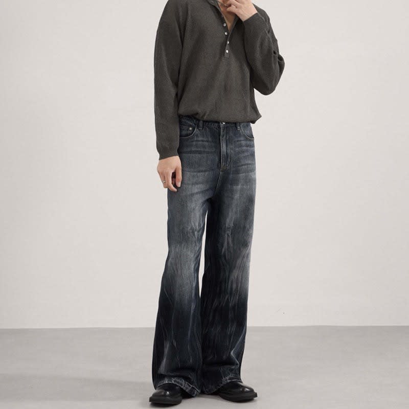 Men's Wide Leg Flared Jeans | Tobias_2