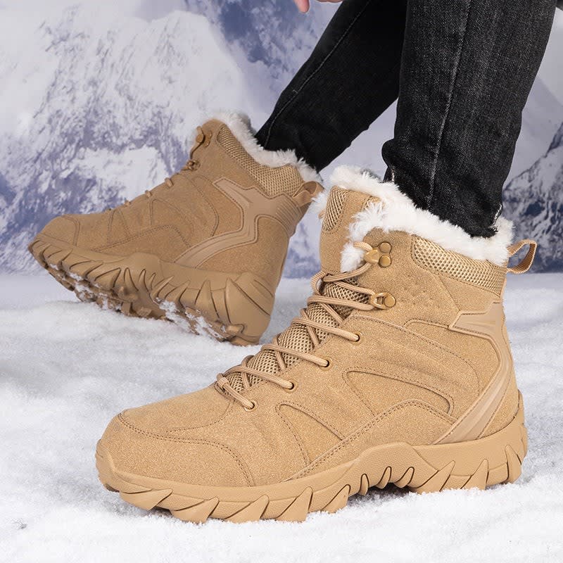 Men's Water Repellent Lace Up Winter Boots | Titus_3