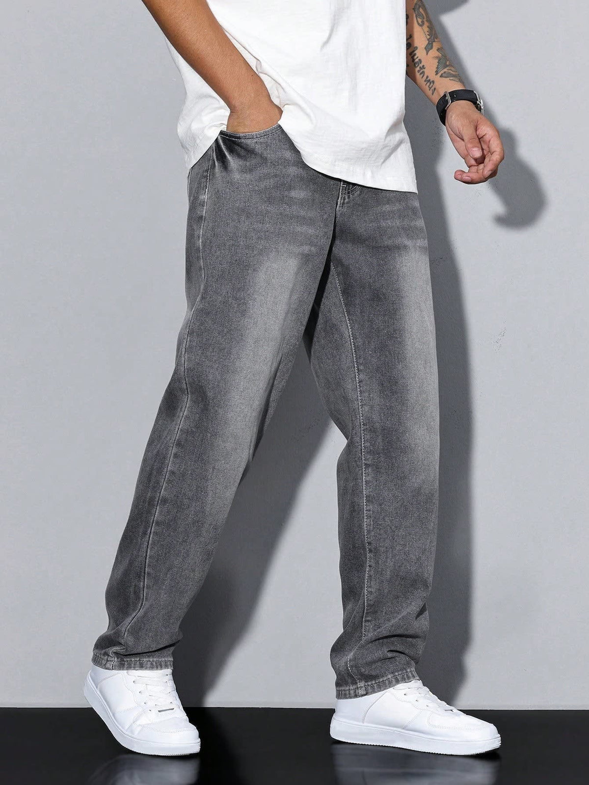 Men's Regular Fit Straight Leg Jeans | Ronald_9