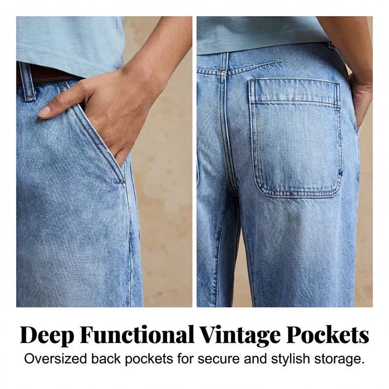 Women's High Waist Cropped Jeans | Tracey_6