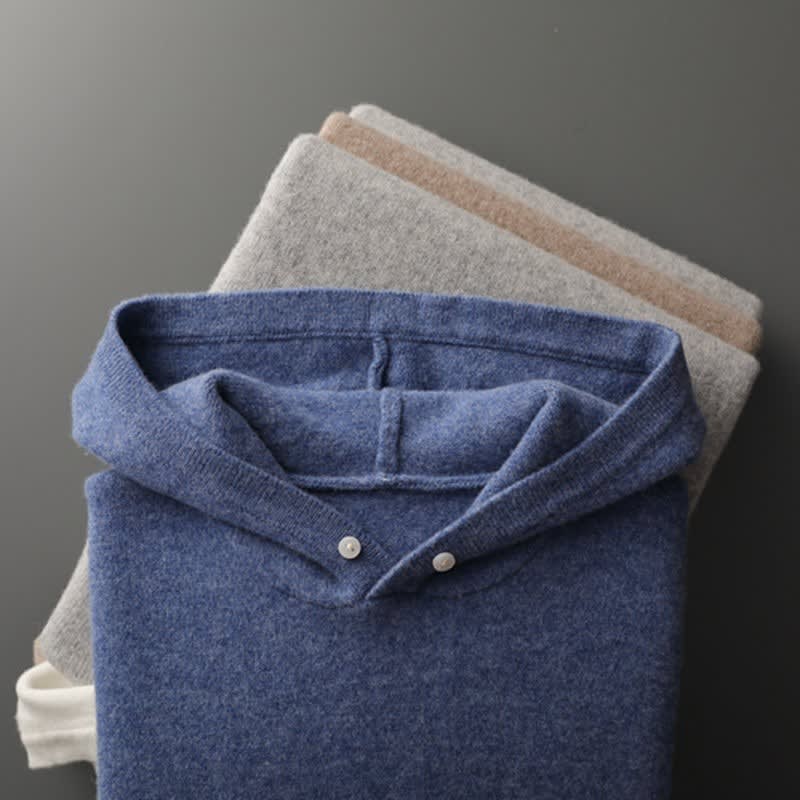 Men's Merino Wool Hooded Jumper | Henry_14
