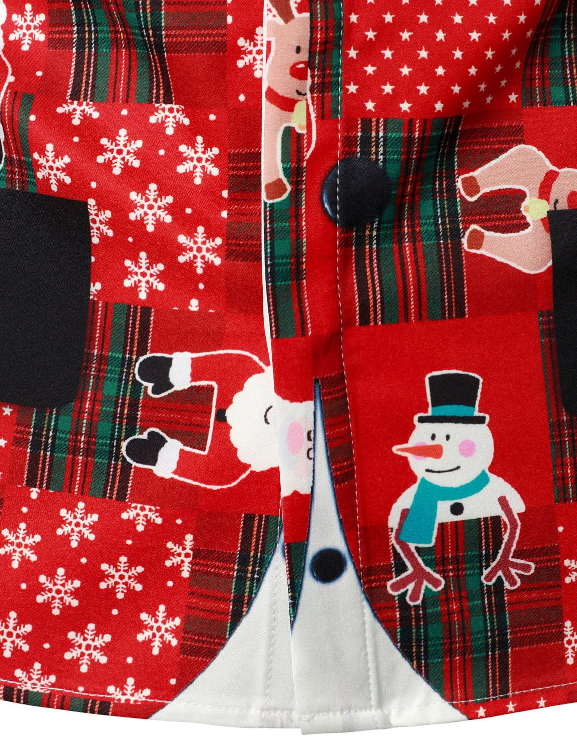 Men's Tuxedo Print Ugly Christmas Shirt | Harvey_6