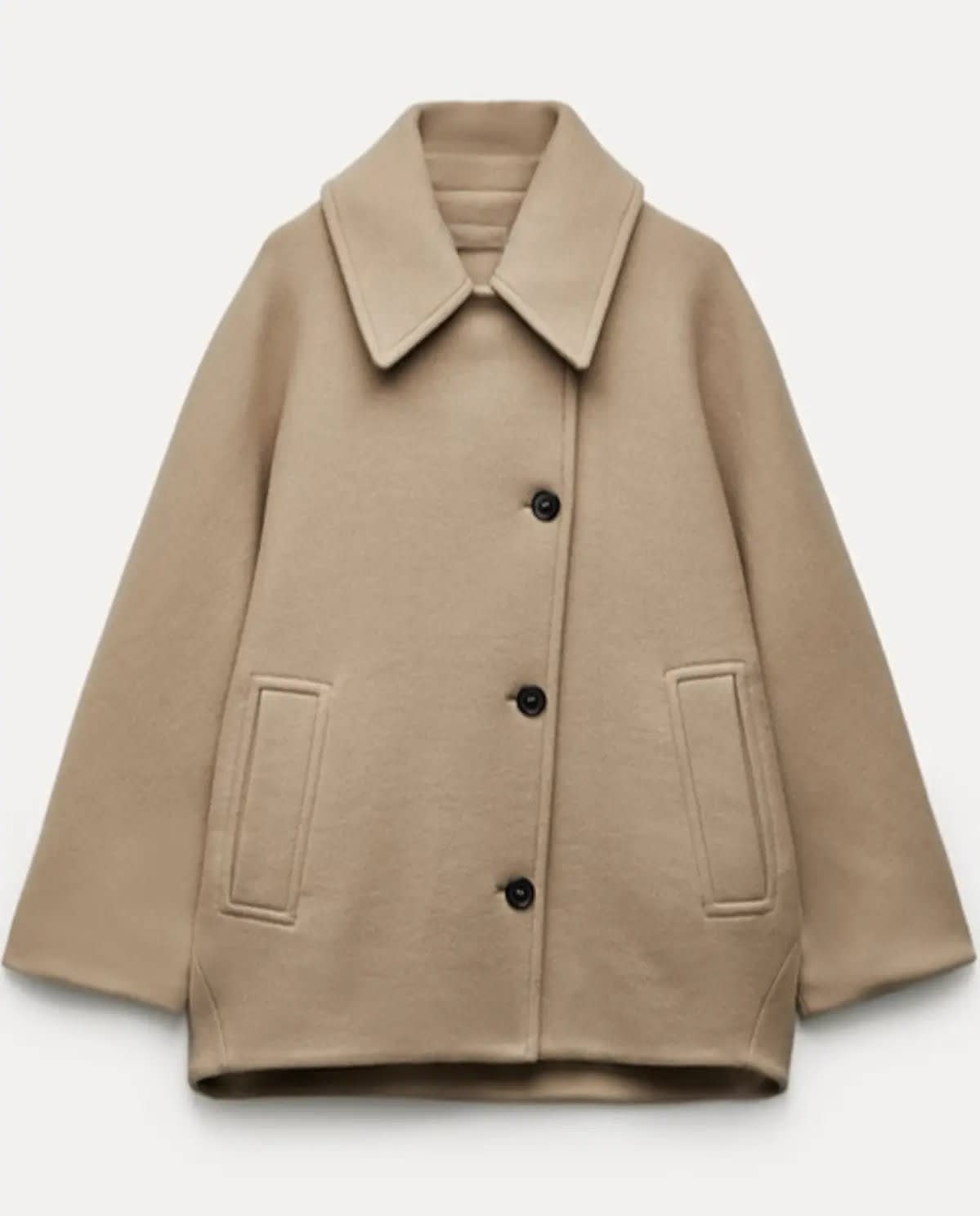 Women's Wool Blend Oversized Coat | Efa_6
