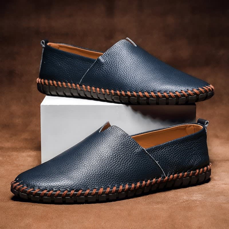 Men's Leather Slip-On Loafers | Iestyn_5