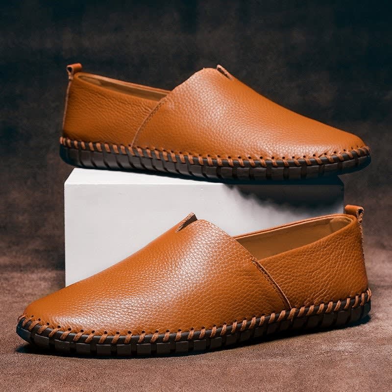 Men's Leather Slip-On Loafers | Iestyn_6