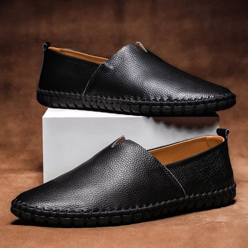 Men's Leather Slip-On Loafers | Iestyn_7
