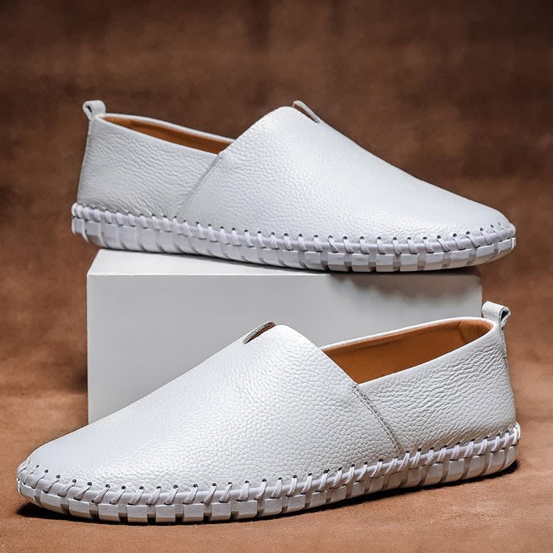 Men's Leather Slip-On Loafers | Iestyn_8