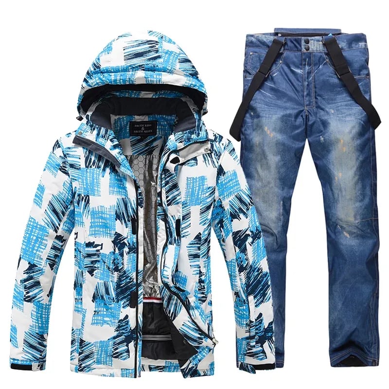 Men's Printed Ski Outfit Jacket and Trousers Set | Jared_2