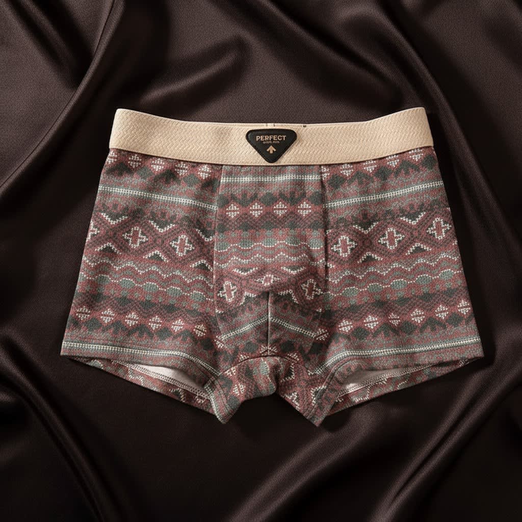 Men's Patterned Cotton Boxer Briefs | Bellamy_10