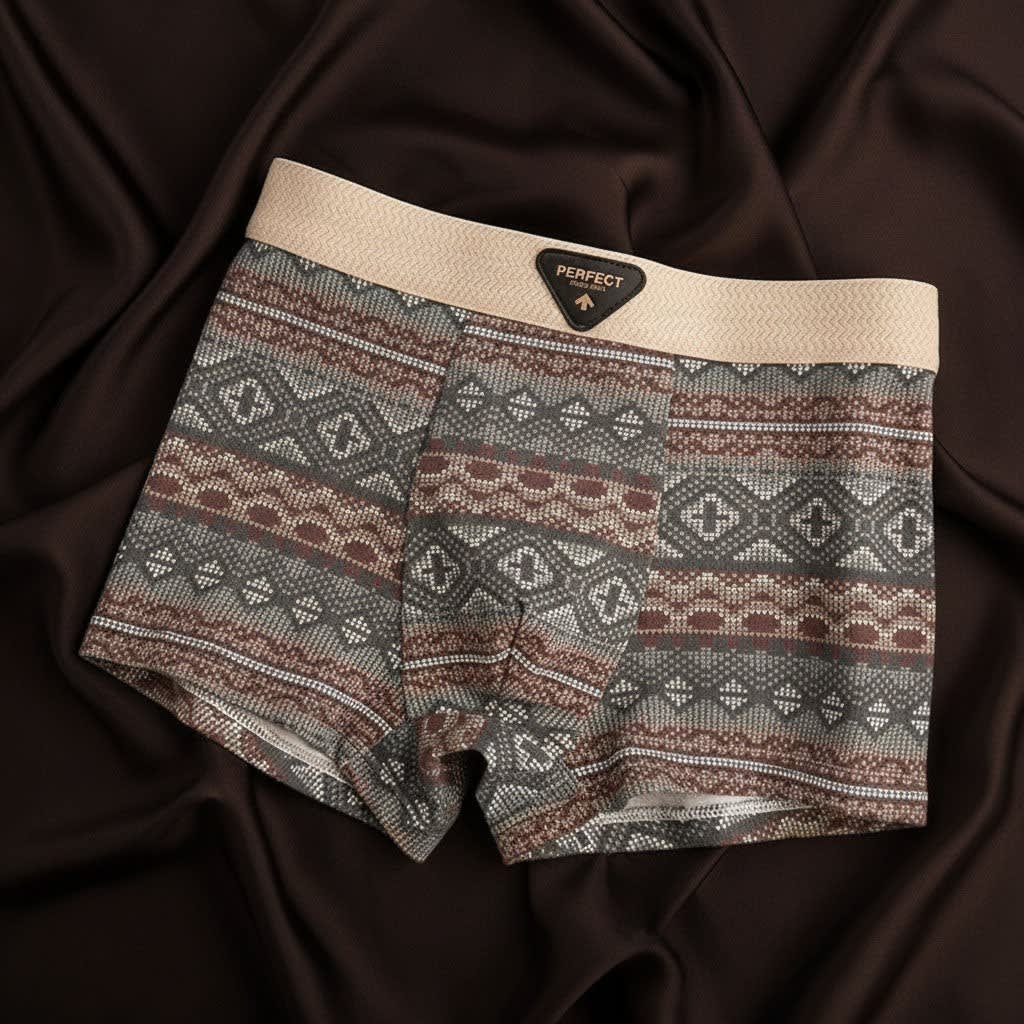Men's Patterned Cotton Boxer Briefs | Bellamy_6