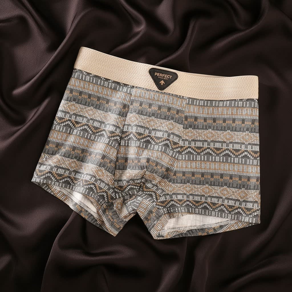 Men's Patterned Cotton Boxer Briefs | Bellamy_7