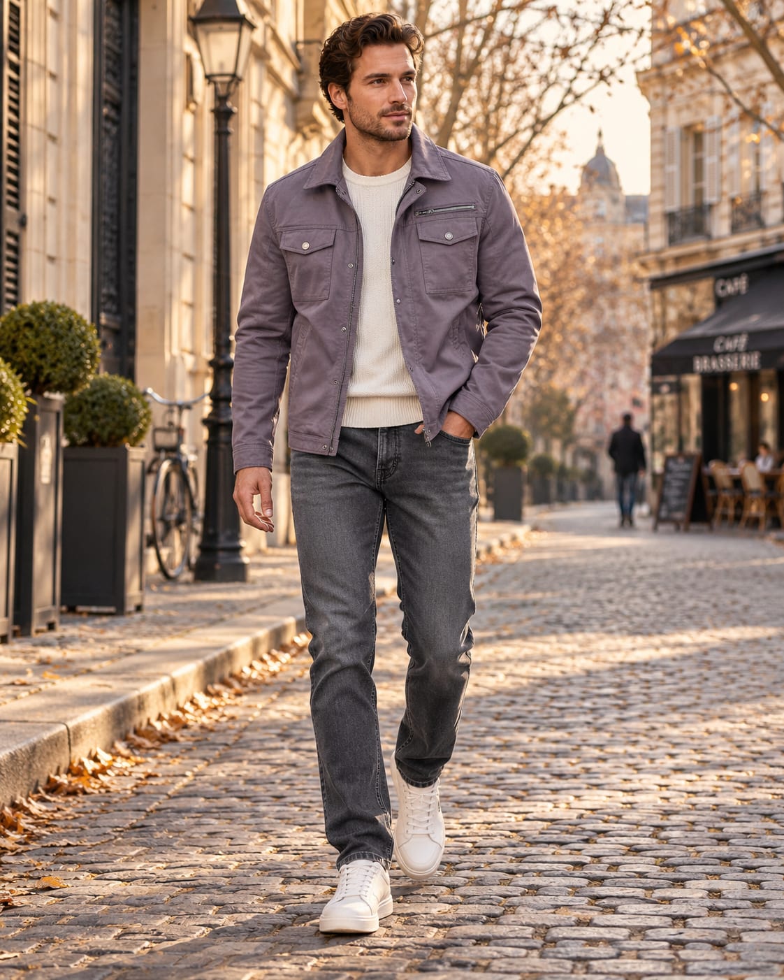 Men's Cotton Twill Military Jacket | Gavin_2