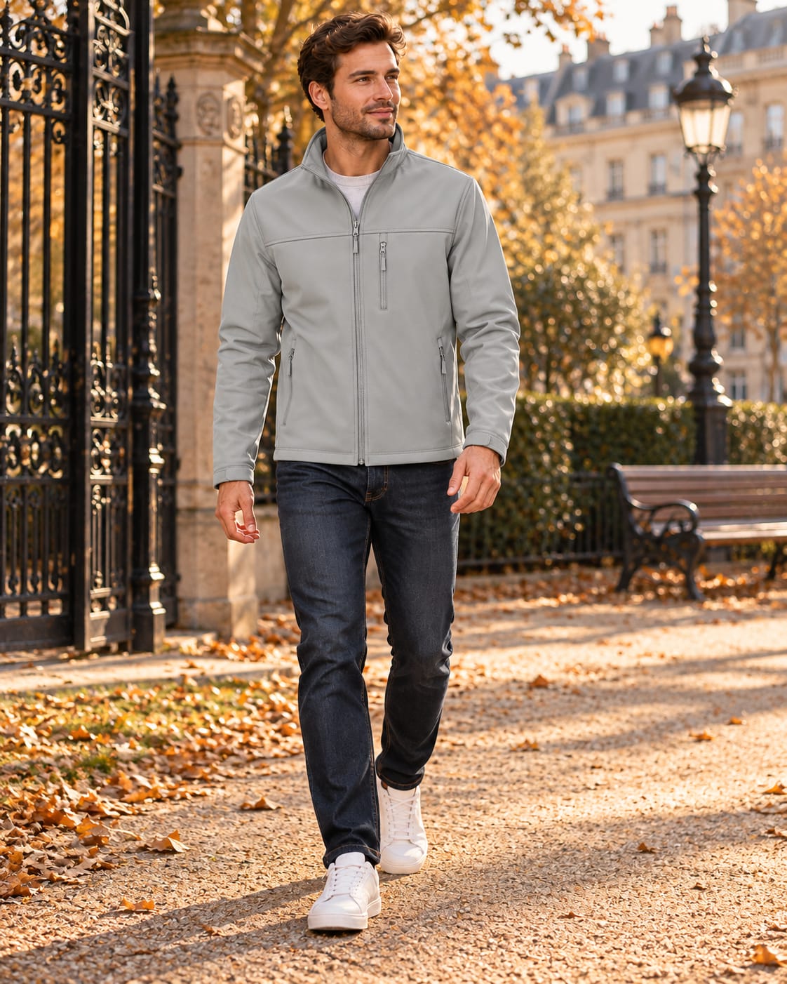 Men's Fleece Lined Softshell Jacket | Henry_4