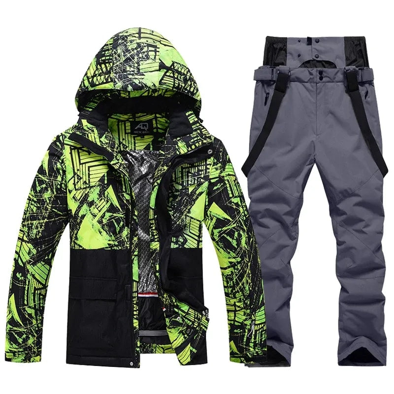 Men's Waterproof Insulated Ski Outfit Jacket and Trousers | Joel_2