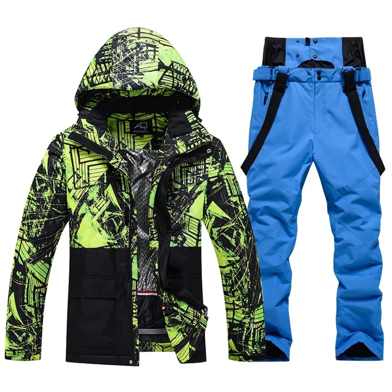 Men's Waterproof Insulated Ski Outfit Jacket and Trousers | Joel_3