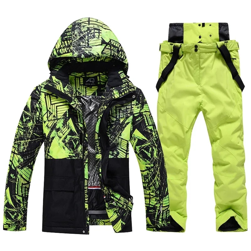 Men's Waterproof Insulated Ski Outfit Jacket and Trousers | Joel_4