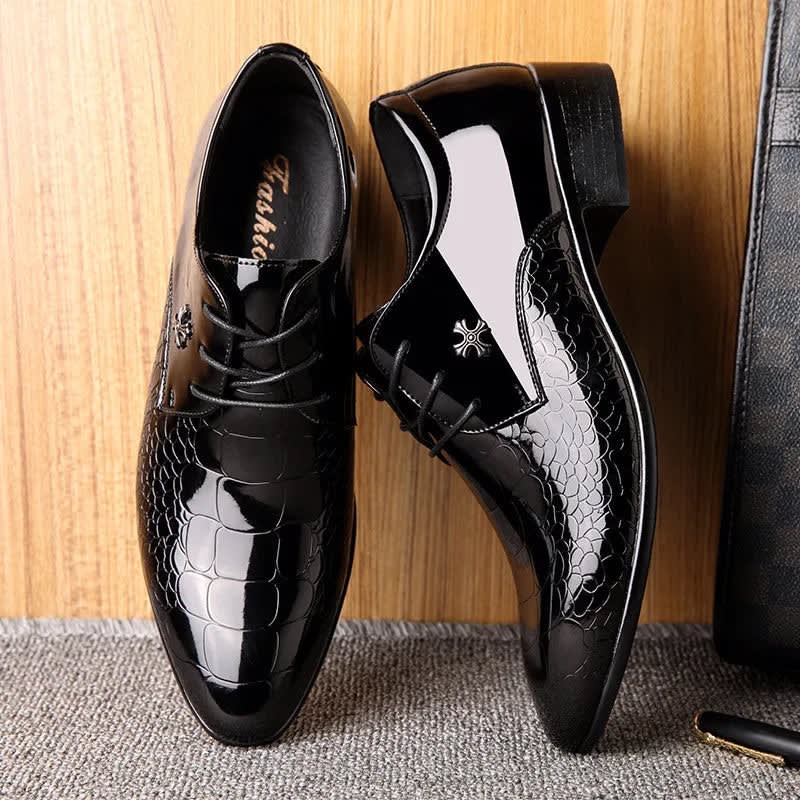 Men's Patent Leather Formal Shoes | Ieuan_3