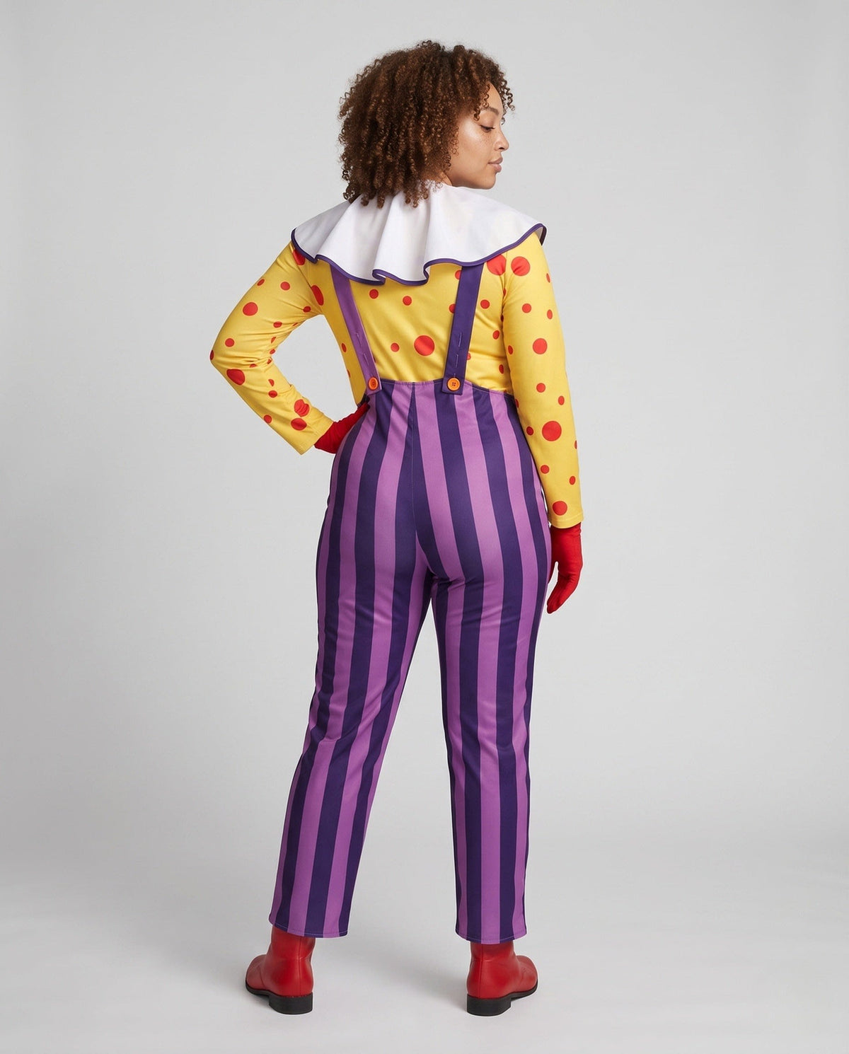 Women's Dungaree Clown Costume Set | Marianne_2