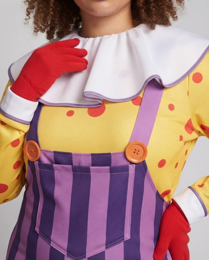 Women's Dungaree Clown Costume Set | Marianne_3