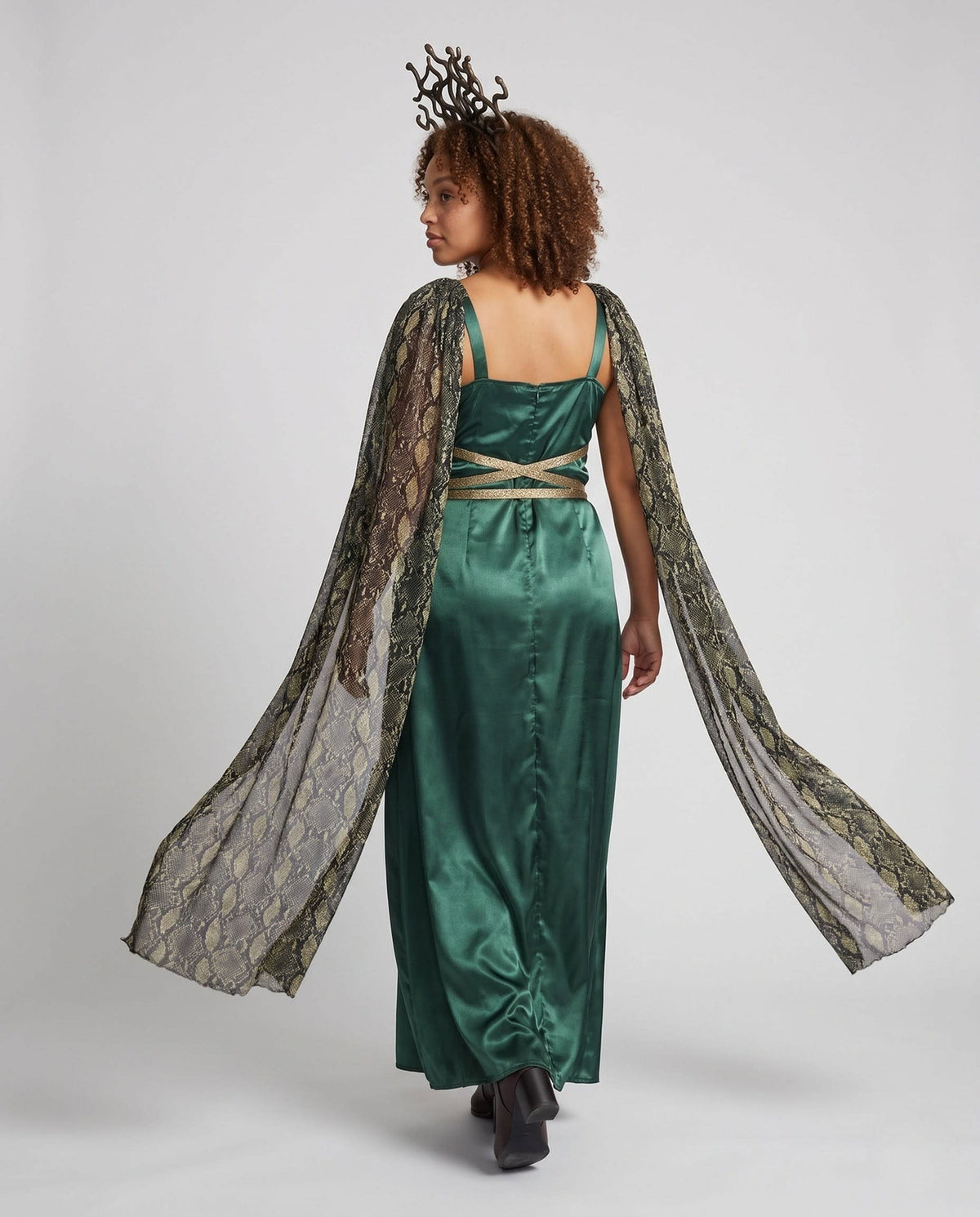 Women's Caped Medieval Queen Costume Gown | Rosamund_3
