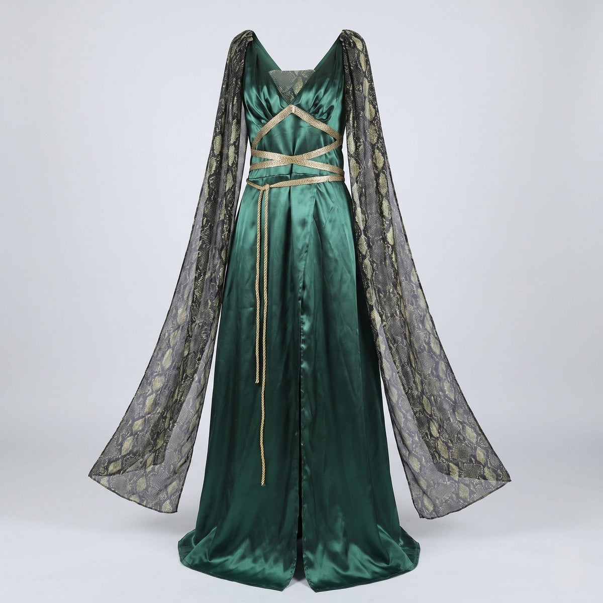 Women's Caped Medieval Queen Costume Gown | Rosamund_4