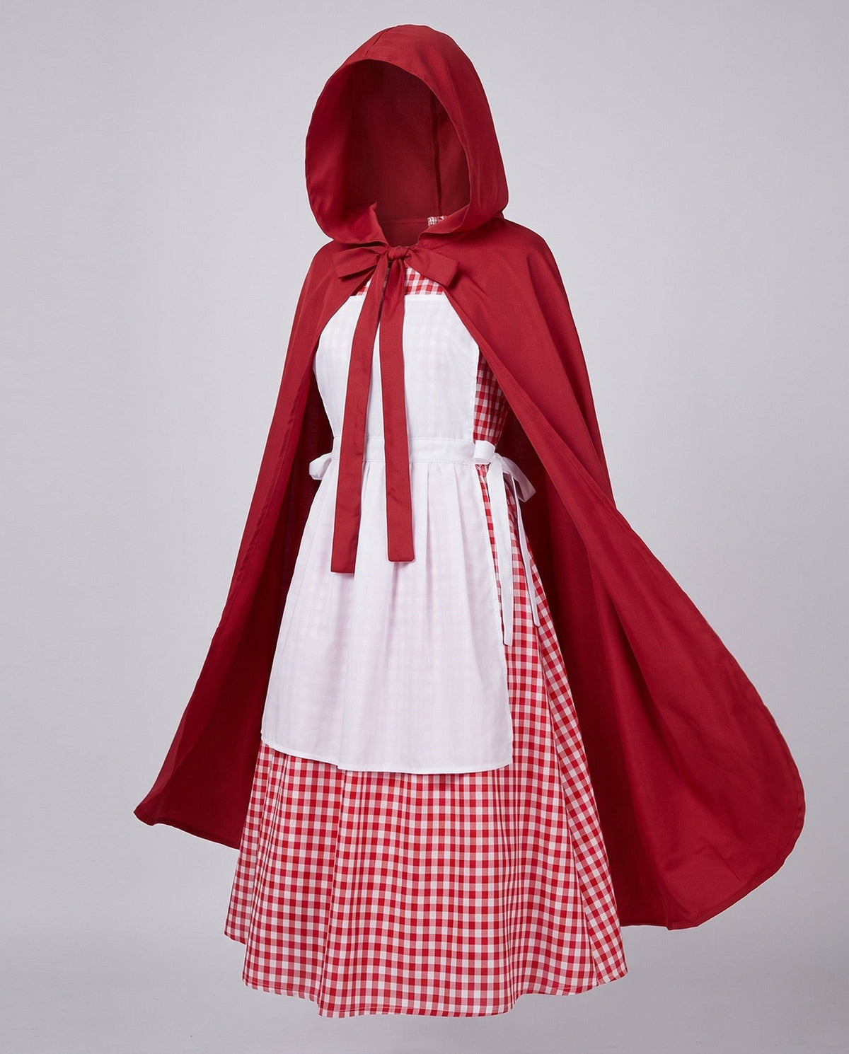 Women's Gingham Red Riding Hood Costume Set | Clementine_4