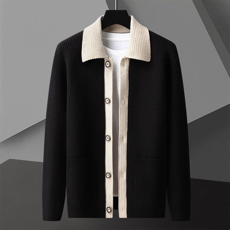 Men's Cotton Blend Knit Cardigan | Percy_6