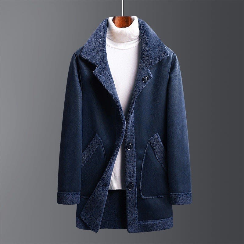 Men's Zip Pocket Shearling Coat | Dexter_3