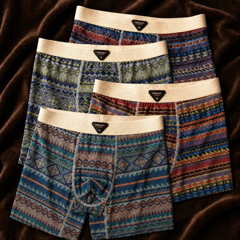 Men's Retro Print Boxer Briefs | Lambert_1