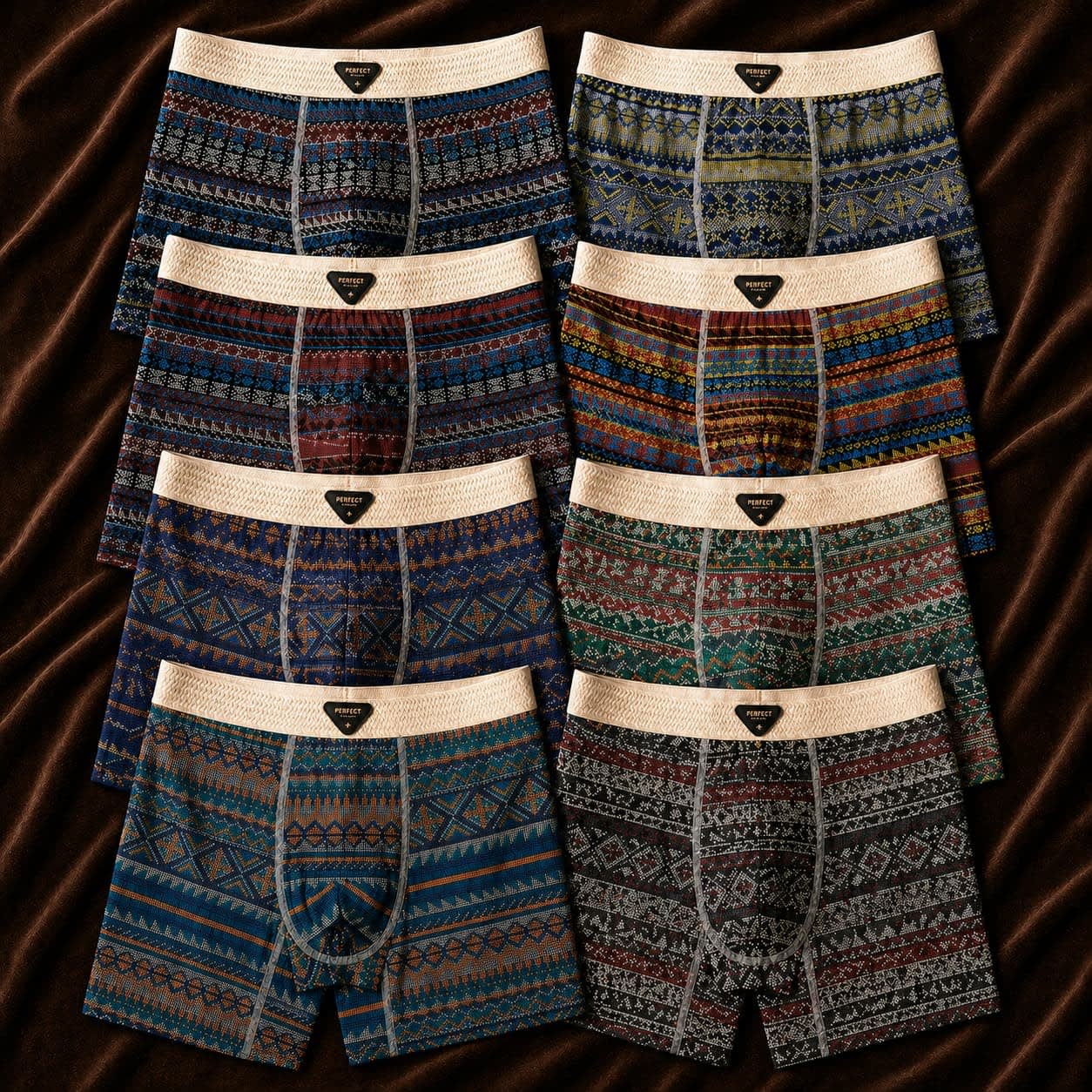 Men's Retro Print Boxer Briefs | Lambert_2