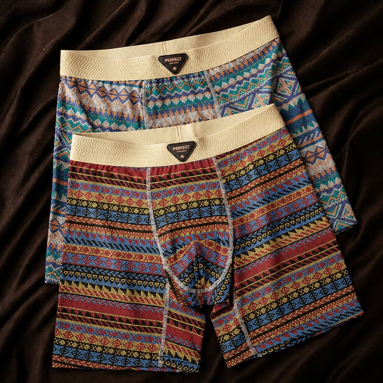Men's Retro Print Boxer Briefs | Lambert_3