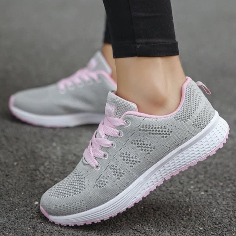 Women's Knit Running Style Orthopedic Trainers | Nerine_10