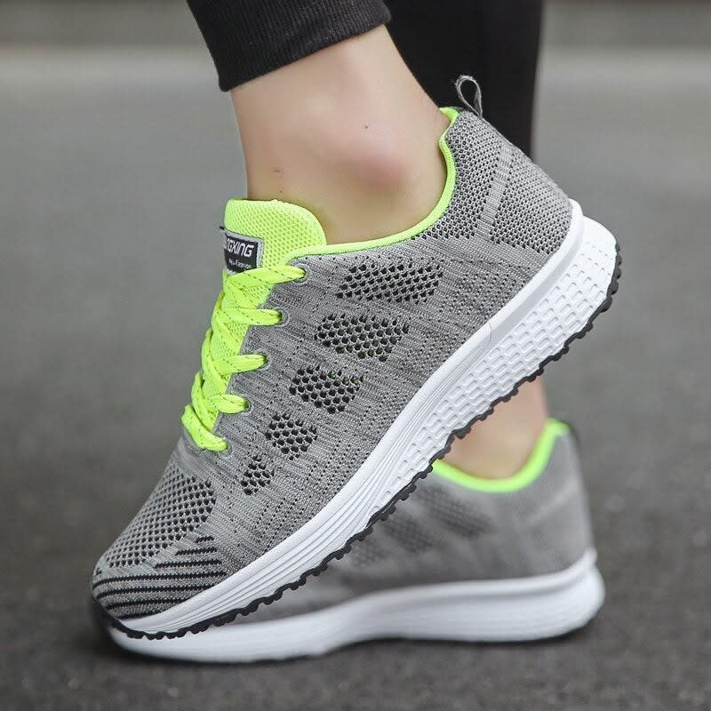 Women's Knit Running Style Orthopedic Trainers | Nerine_12