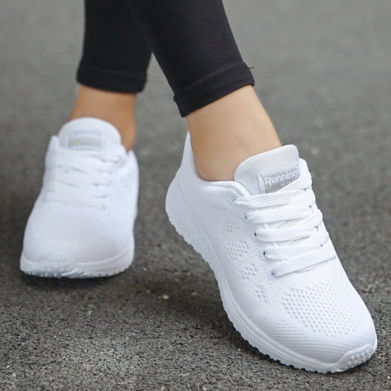 Women's Knit Running Style Orthopedic Trainers | Nerine_2
