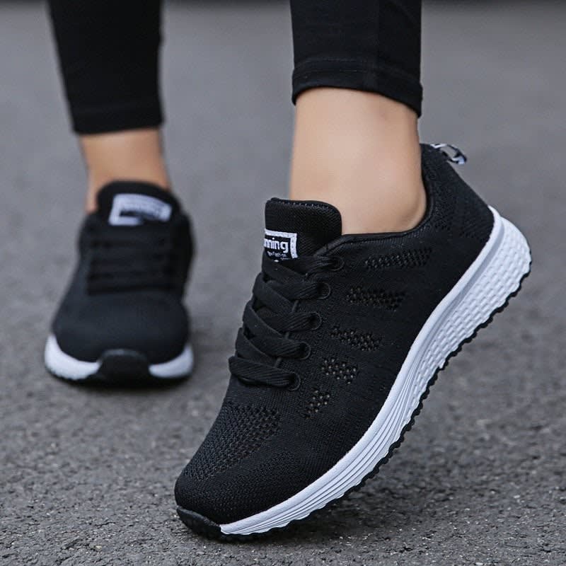 Women's Knit Running Style Orthopedic Trainers | Nerine_4