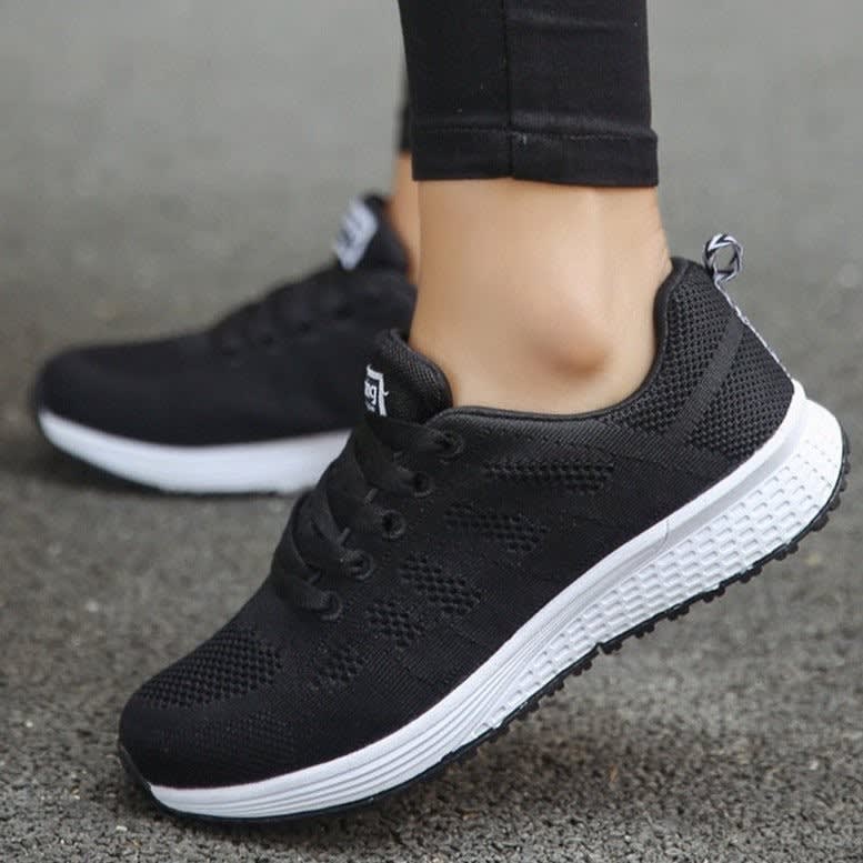 Women's Knit Running Style Orthopedic Trainers | Nerine_5