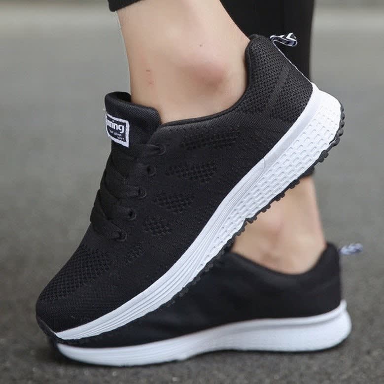 Women's Knit Running Style Orthopedic Trainers | Nerine_6