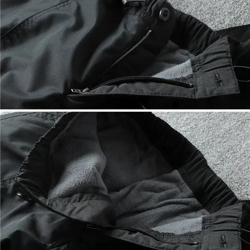 Men's Fleece Lined Soft Shell Cargo Trousers | Jonathan_8