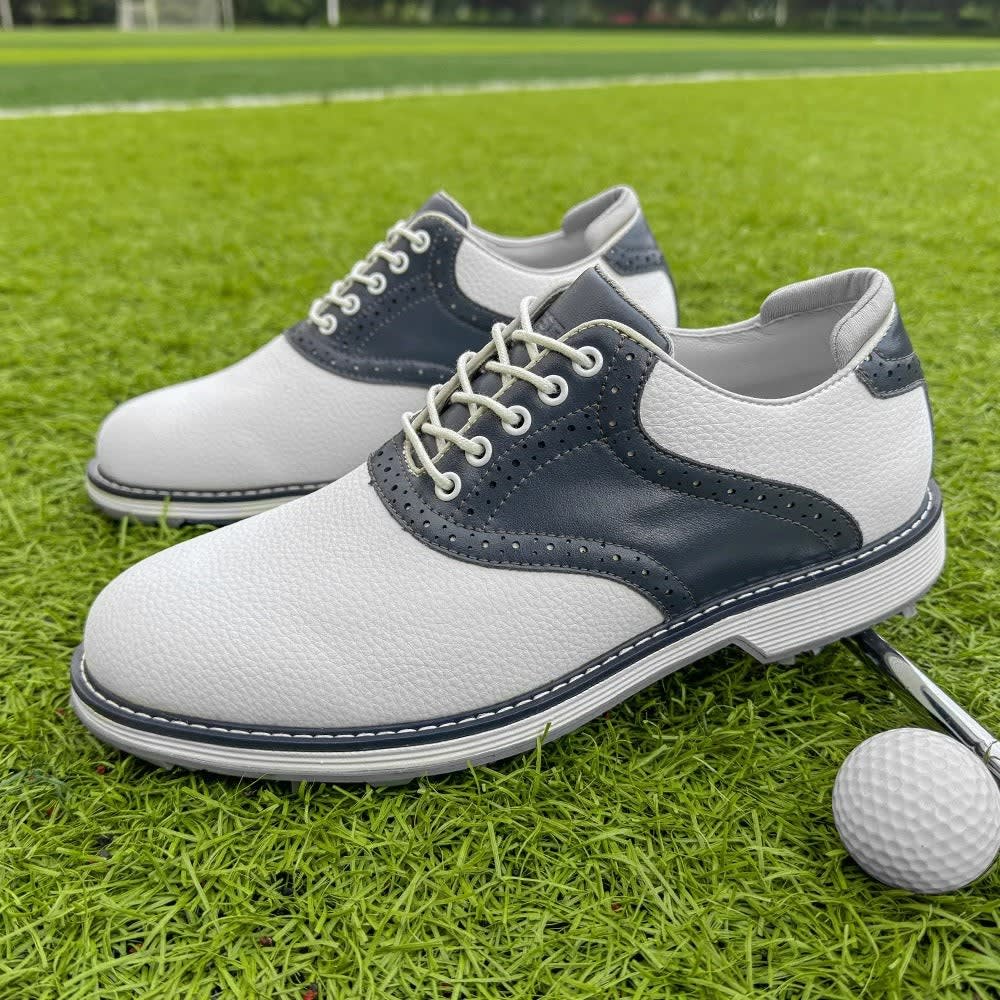Men's Waterproof Spiked Golf Shoes | Auberon_12