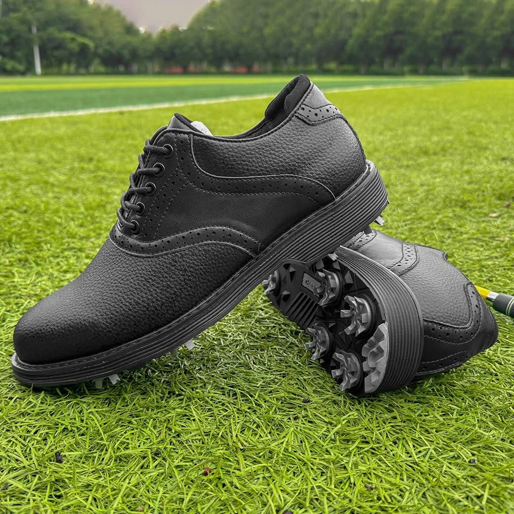Men's Waterproof Spiked Golf Shoes | Auberon_17
