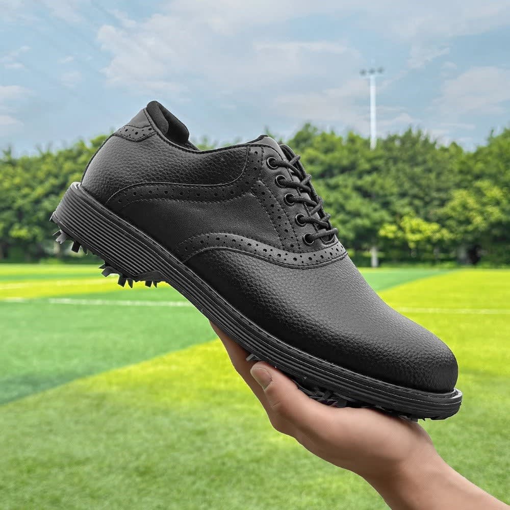 Men's Waterproof Spiked Golf Shoes | Auberon_3