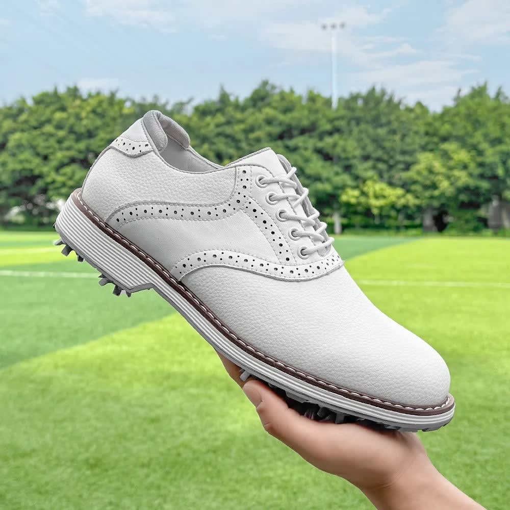 Men's Waterproof Spiked Golf Shoes | Auberon_4
