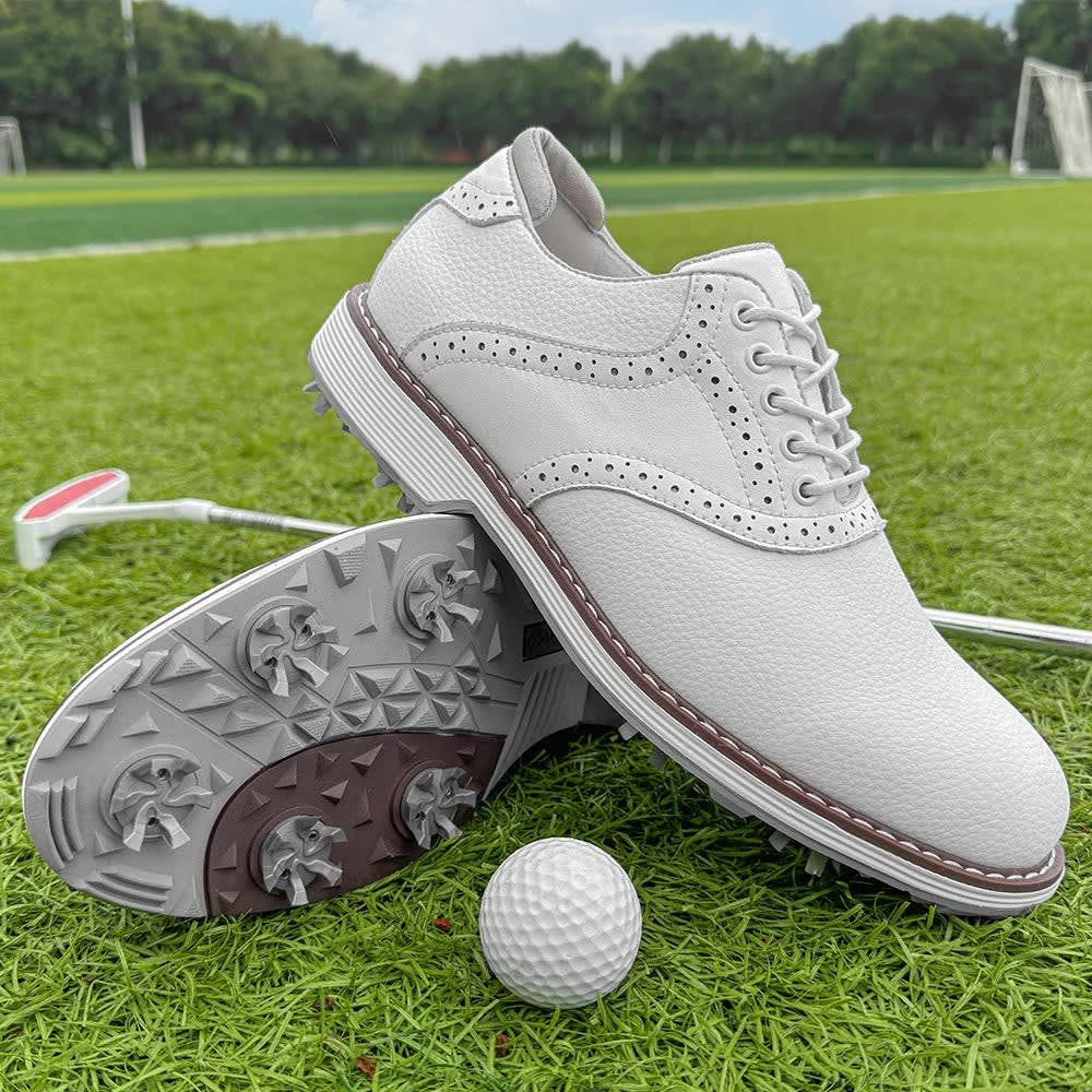 Men's Waterproof Spiked Golf Shoes | Auberon_9