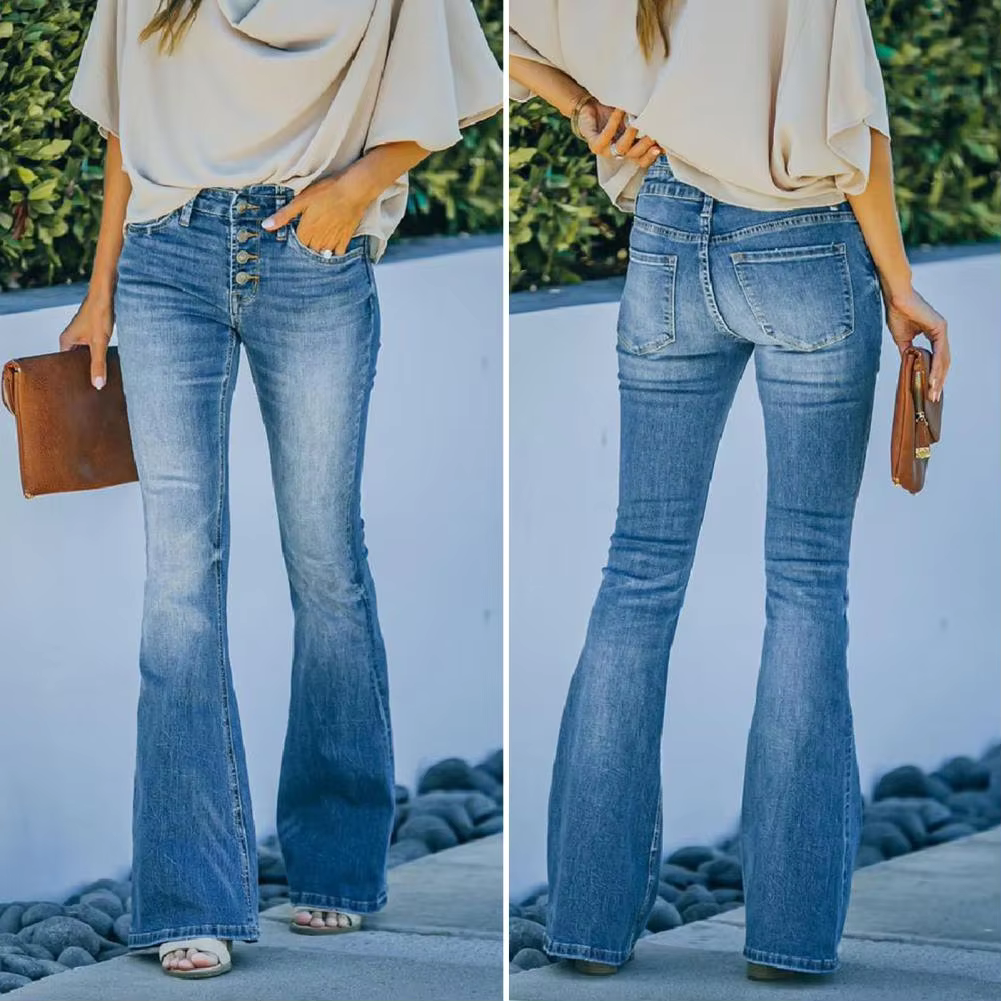Women’s Vintage Flared Denim Jeans | Isabelle