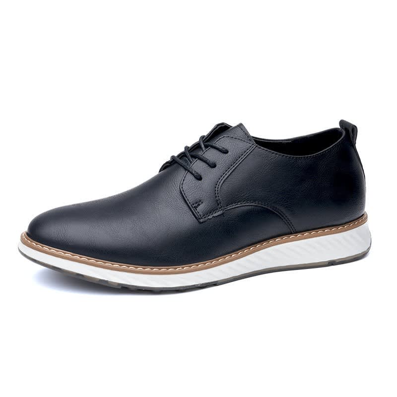 Men's Leather Lace-Up Casual Shoes | Haydn_12