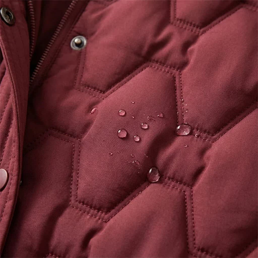 Women's Hooded Long Down Coat | Alice_5