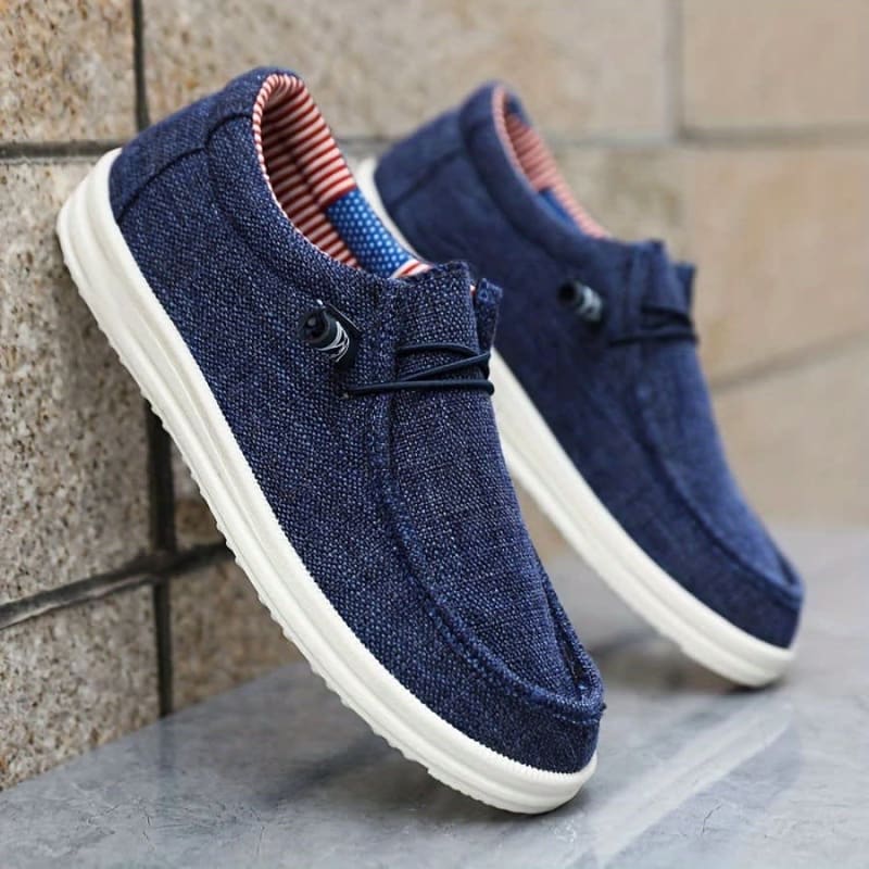 Men's Lightweight Canvas Loafers | Tadhg_1