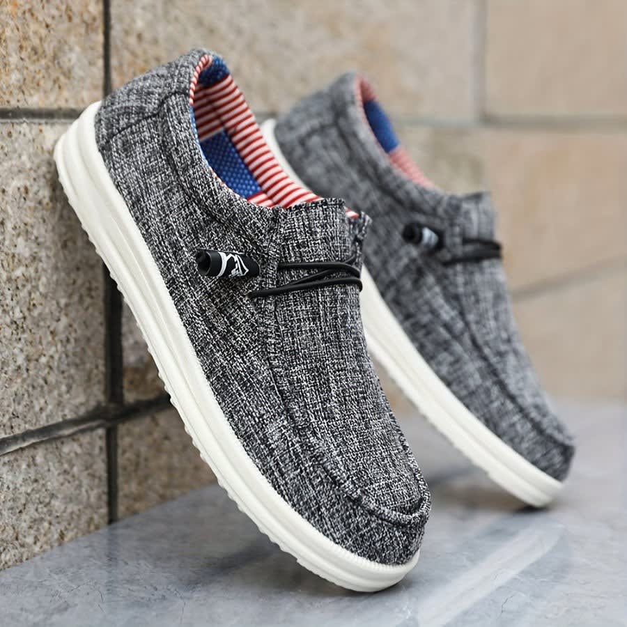 Men's Lightweight Canvas Loafers | Tadhg_2