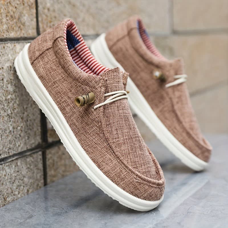 Men's Lightweight Canvas Loafers | Tadhg_3