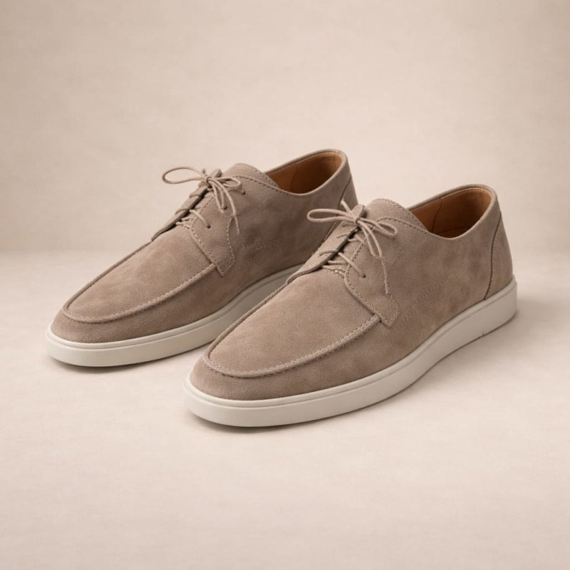 Men's Suede Lace-Up Loafers | Elijah_1